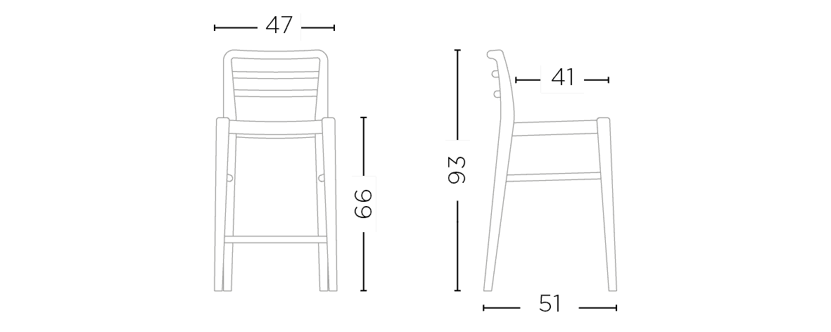 Bar Chair Jared
