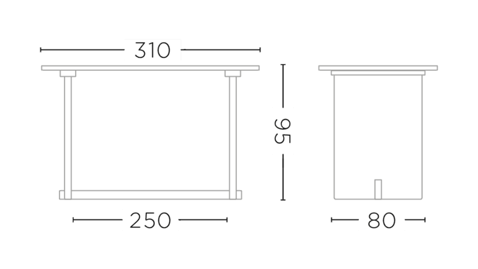 Bar Table Alexi Large