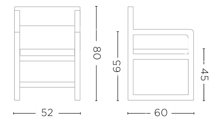 Armchair Sally Open Weave