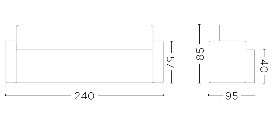 Sofa Anthony 3-Seater 