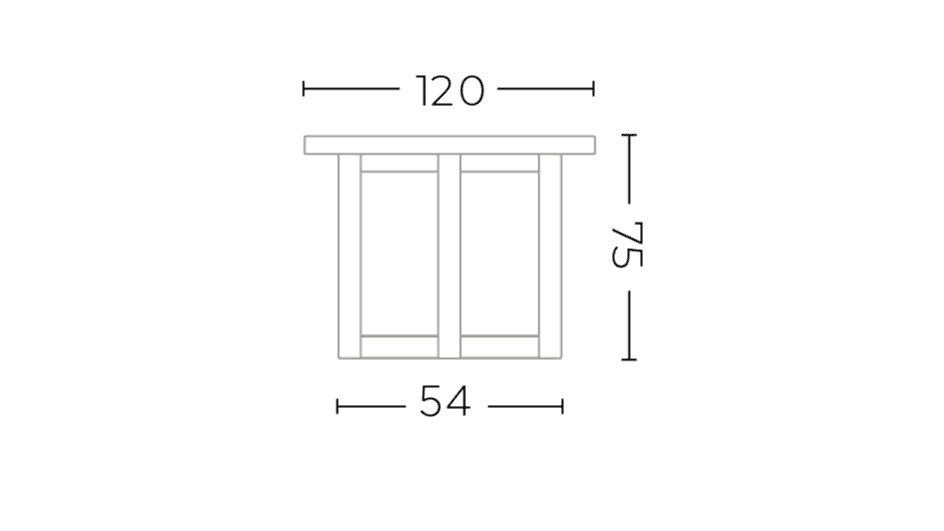 Table Justin Dia 120