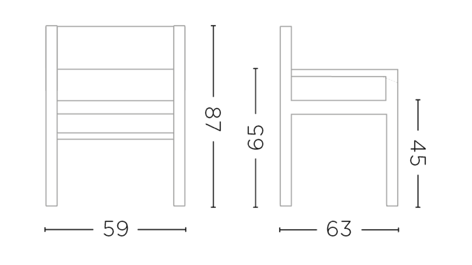 Stackable Armchair Mieke