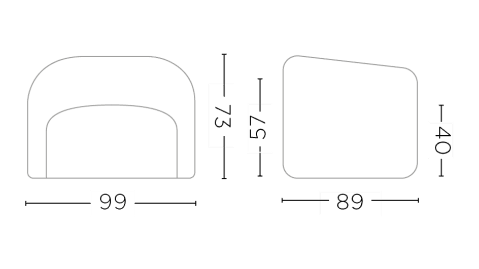Sofa 1-Seater Damian