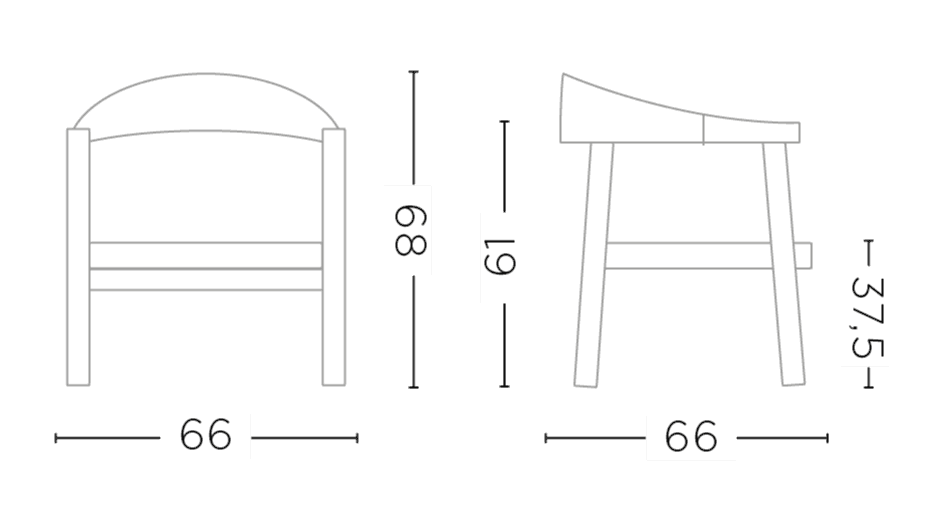 Easy chair Faye Wicker Seat