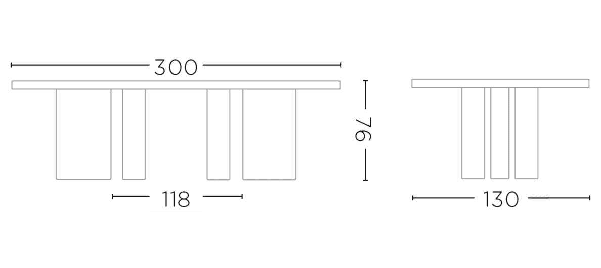 Dining Oval Table Imen