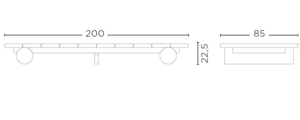 Coffee Table/ Sunbed Edge