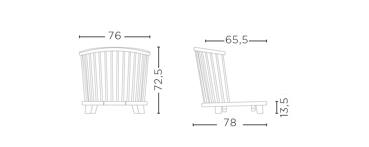 Lounge Carol 1-seater