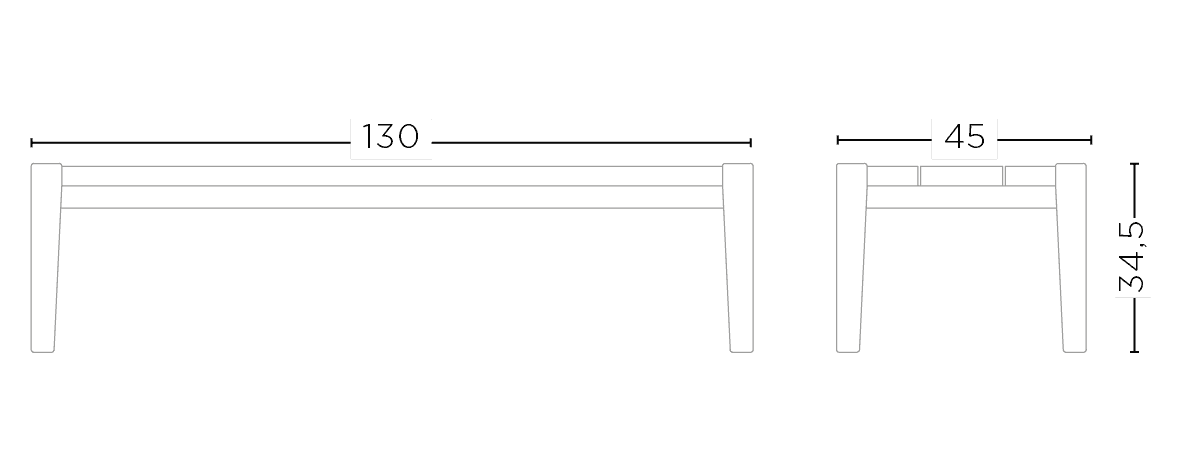 Rectangular Coffee Table Floor Small