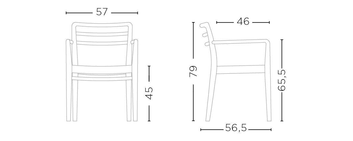 Stackable Armchair Jared