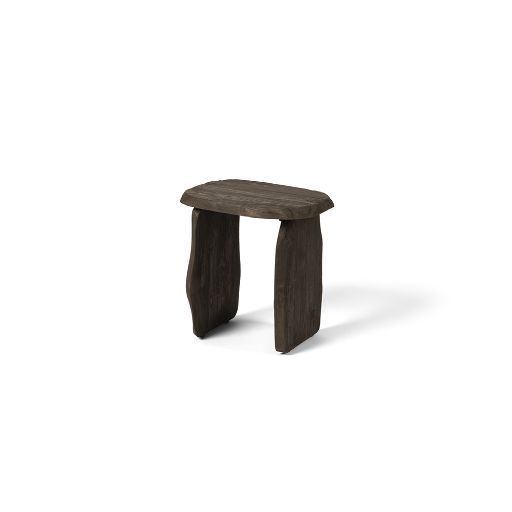 Gommaire-indoor-teak-furniture-stool_pebble-G662-ANT-Antwerp